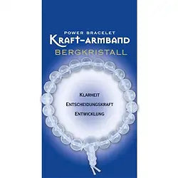 Kraftarmband Bergkristall – Klarheit & innere Stärke