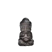 Laden Sie das Bild in den Galerie-Viewer, Buddha betend – Silberglanz-Obsidian, 4,2 cm (matt)
