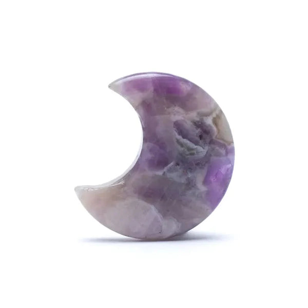 Mond aus Amethyst 4 cm aus natürlichem Edelstein