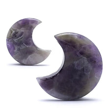 Laden Sie das Bild in den Galerie-Viewer, Amethyst Mond aus Edelstein 4 cm

