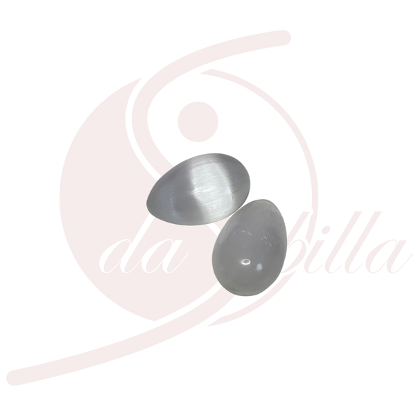 Selenit Ei – Ruhe & Klarheit – ca. 6 cm