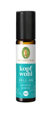 Kopfwohl Duft Roll On  10 ml kühlend Klarheit Frische ätherische Öle