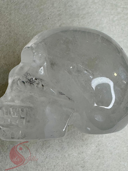 Kristallschädel Bergkristall – Klarheit & Bewusstsein (4 cm)