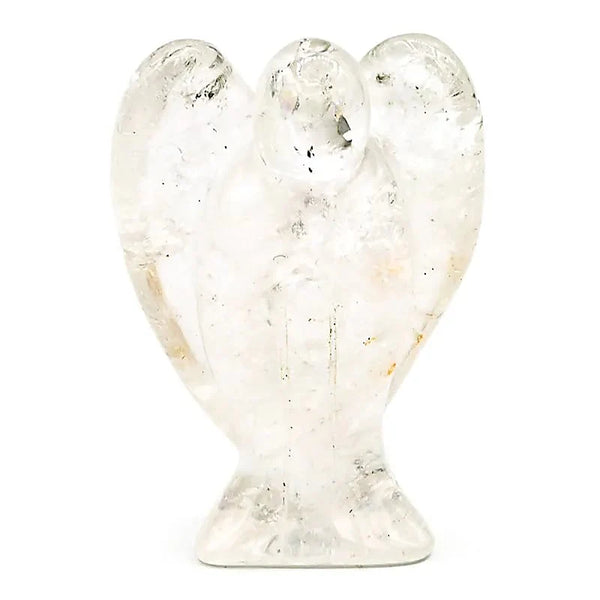 Bergkristall Engel klar Halbedelstein Schutzengel Figur 3,5 cm