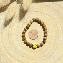 Laden Sie das Bild in den Galerie-Viewer, Mutmacher-Armband für Kinder Bilderjaspis Mini – Ich kann es schaffen
