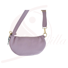 Laden Sie das Bild in den Galerie-Viewer, Damen Bauchtasche Leder Flieder – Crossbody &amp; Gürteltasche
