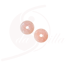 Laden Sie das Bild in den Galerie-Viewer, Rosenquarz Donut 40 mm – Selbstliebe &amp; Harmonie | großer Anhänger
