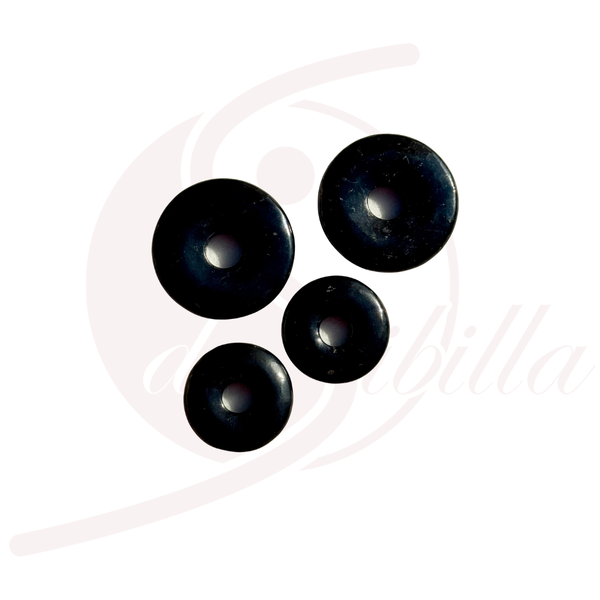 Schungit Donut 4 cm – Schutz & Ausgleich