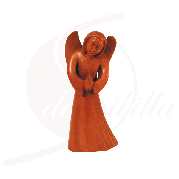 Betender Engel aus Holz 18 cm – Ruhe & Besinnung