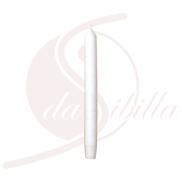 Stabkerzen Weiß 22 cm 4er Set – Licht & Klarheit