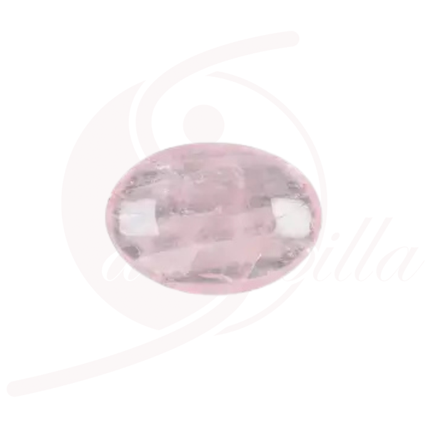 Rosenquarz Linsenstein – Selbstliebe & Harmonie | Massage & Herzenergie