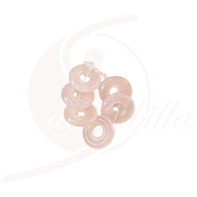 Laden Sie das Bild in den Galerie-Viewer, Rosenquarz Donut 15 mm – Selbstliebe &amp; Harmonie
