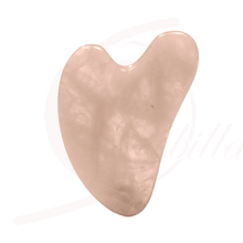 Laden Sie das Bild in den Galerie-Viewer, Gua Sha Massagestein Rosenquarz – Selbstliebe &amp; Herzenergie
