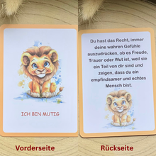Laden Sie das Bild in den Galerie-Viewer, Mutmacher-Armband für Kinder Sodalith Mini – Ich bin mutig
