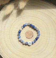 Laden Sie das Bild in den Galerie-Viewer, Mutmacher-Armband für Kinder Sodalith Mini – Ich bin mutig
