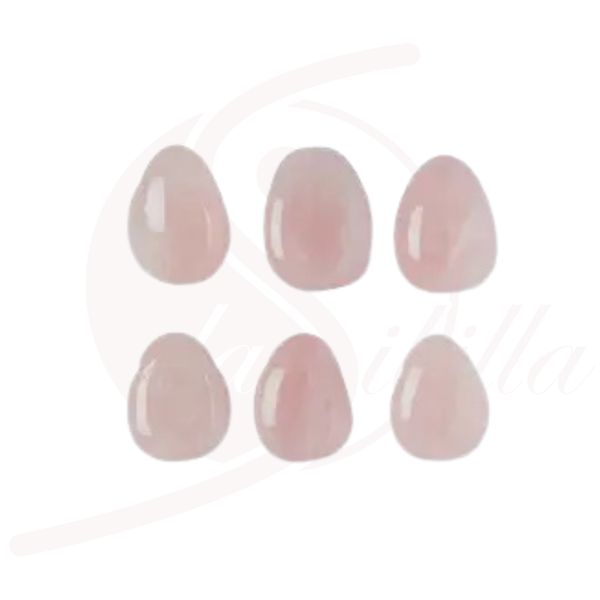 Rosenquarz Ohrstecker 6 mm Kugel rosa Halbedelstein 925 Silber Ohrringe