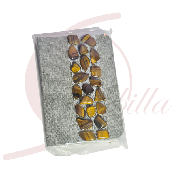 Notizbuch Tigerauge – Klarheit & Fokus