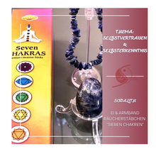 Laden Sie das Bild in den Galerie-Viewer, Oster-Set Sodalith „Meditation &amp; Chakrenharmonie“
